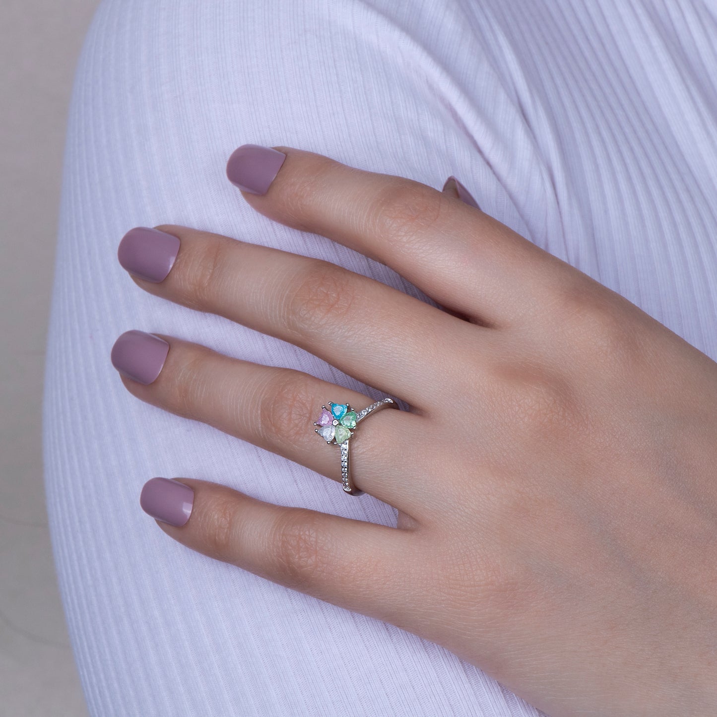 Blooming Pastel Ring