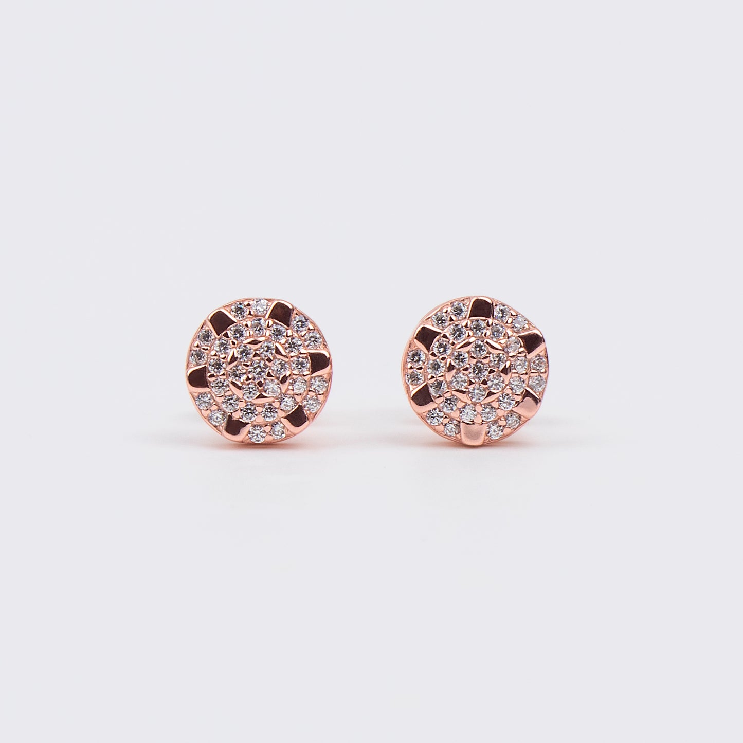 Radiant Sparkle Halo Earrings