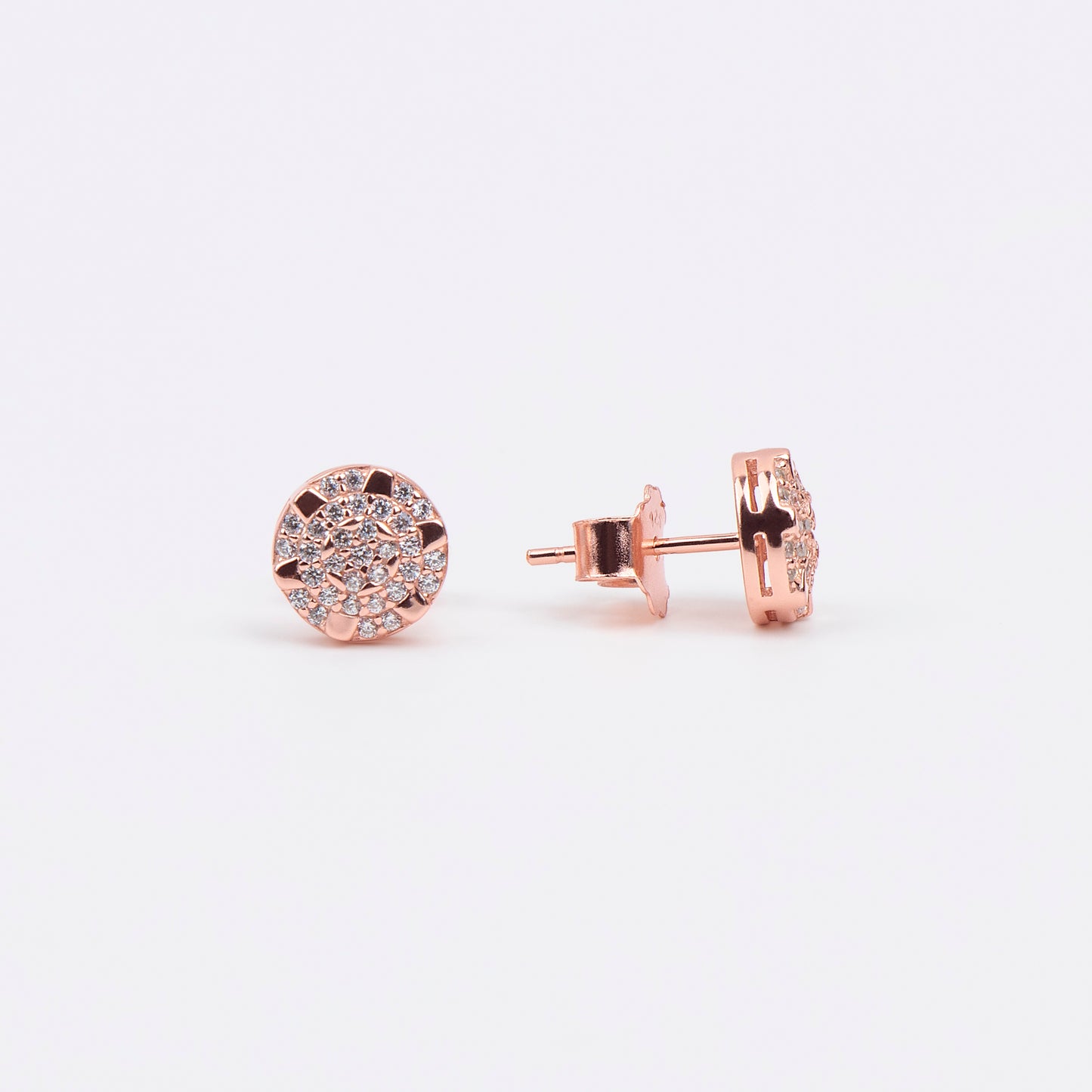 Radiant Sparkle Halo Earrings