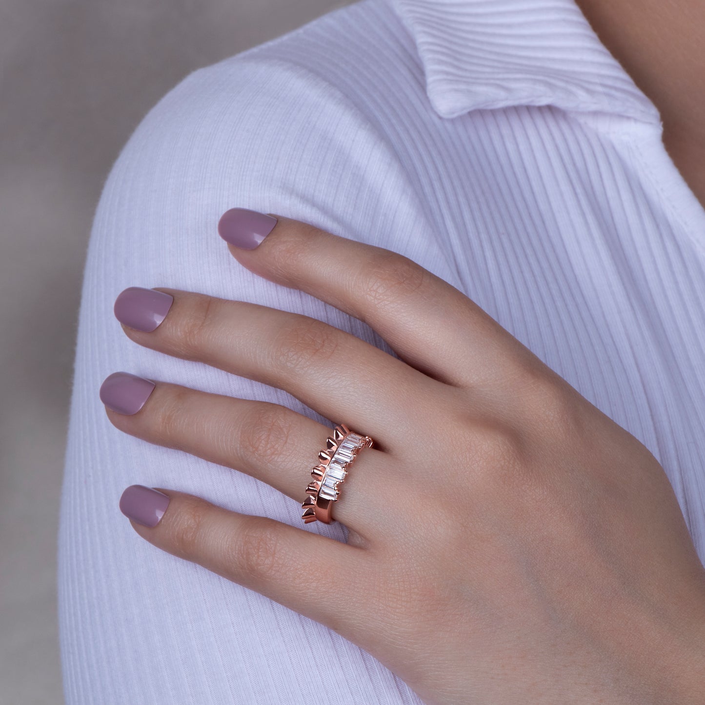 Regal Crown Adjustable Rose Gold Ring