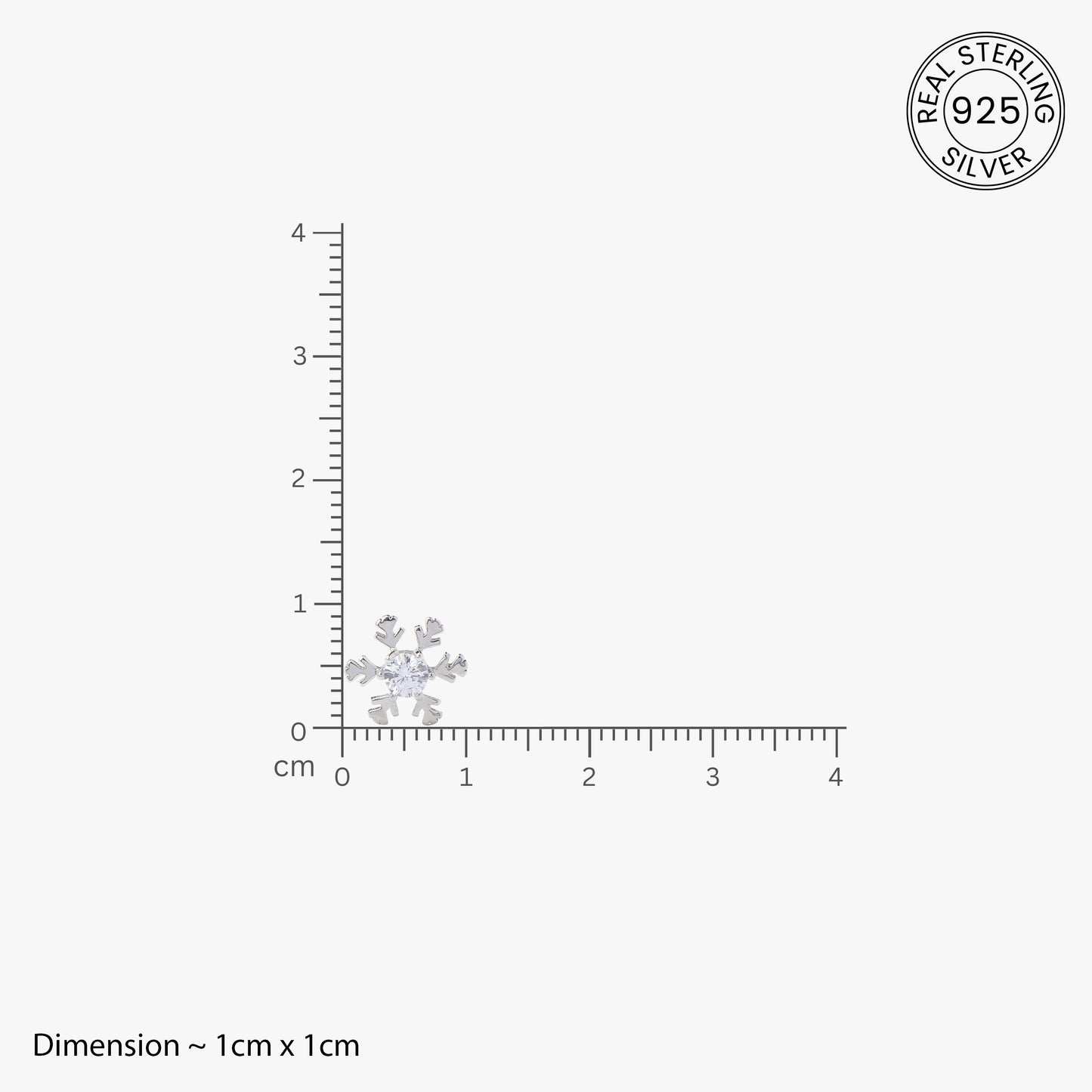 Starburst Silver Studs