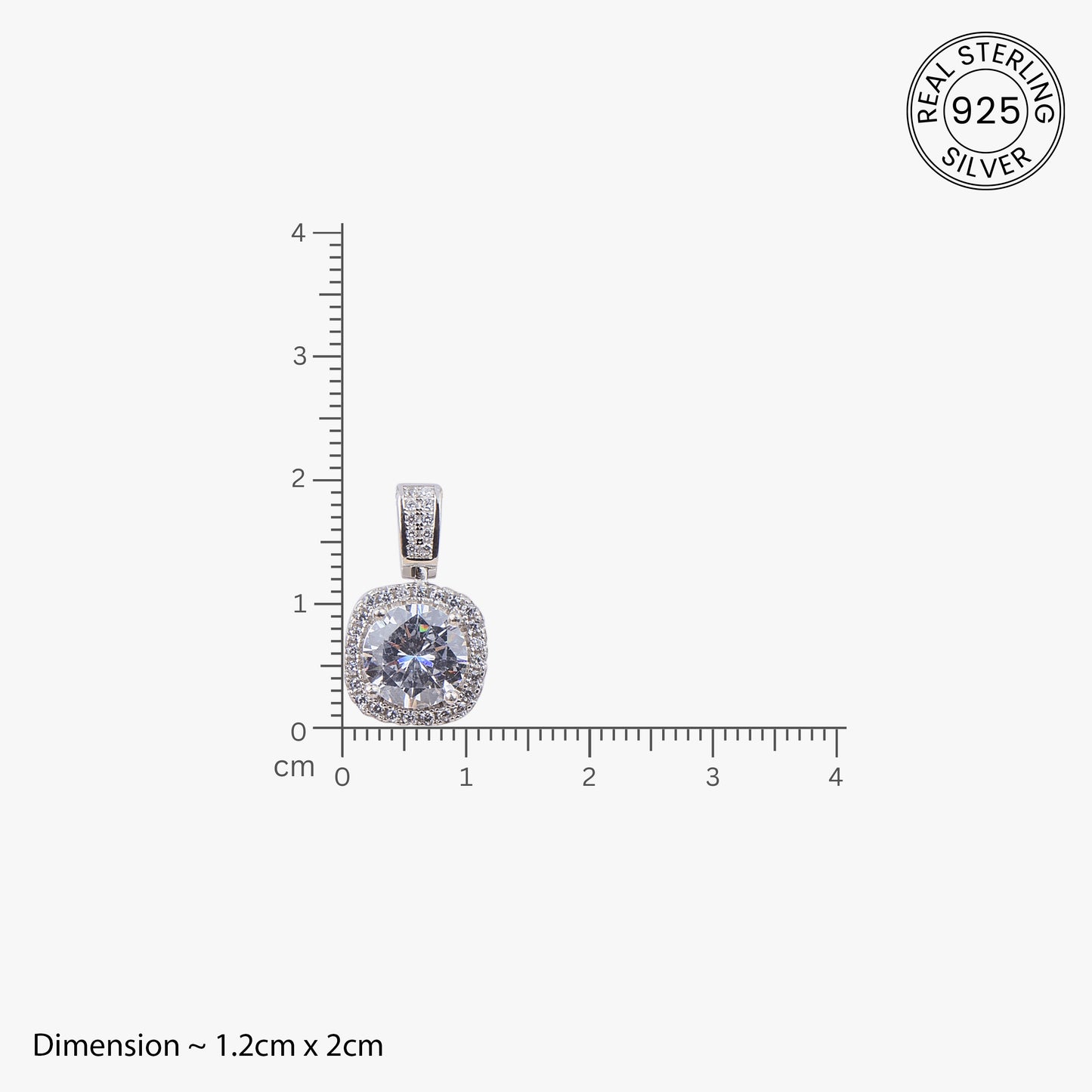 Solitare Pendant Necklace