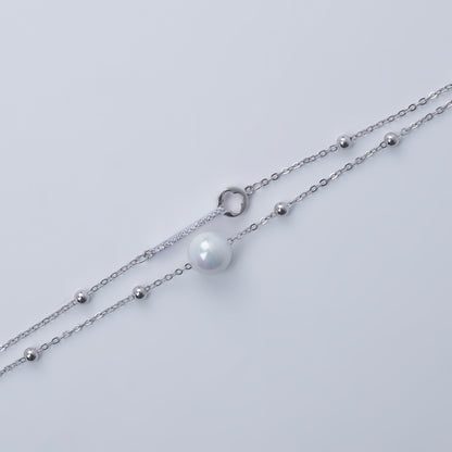 Pearl Elegance Layered Bracelet