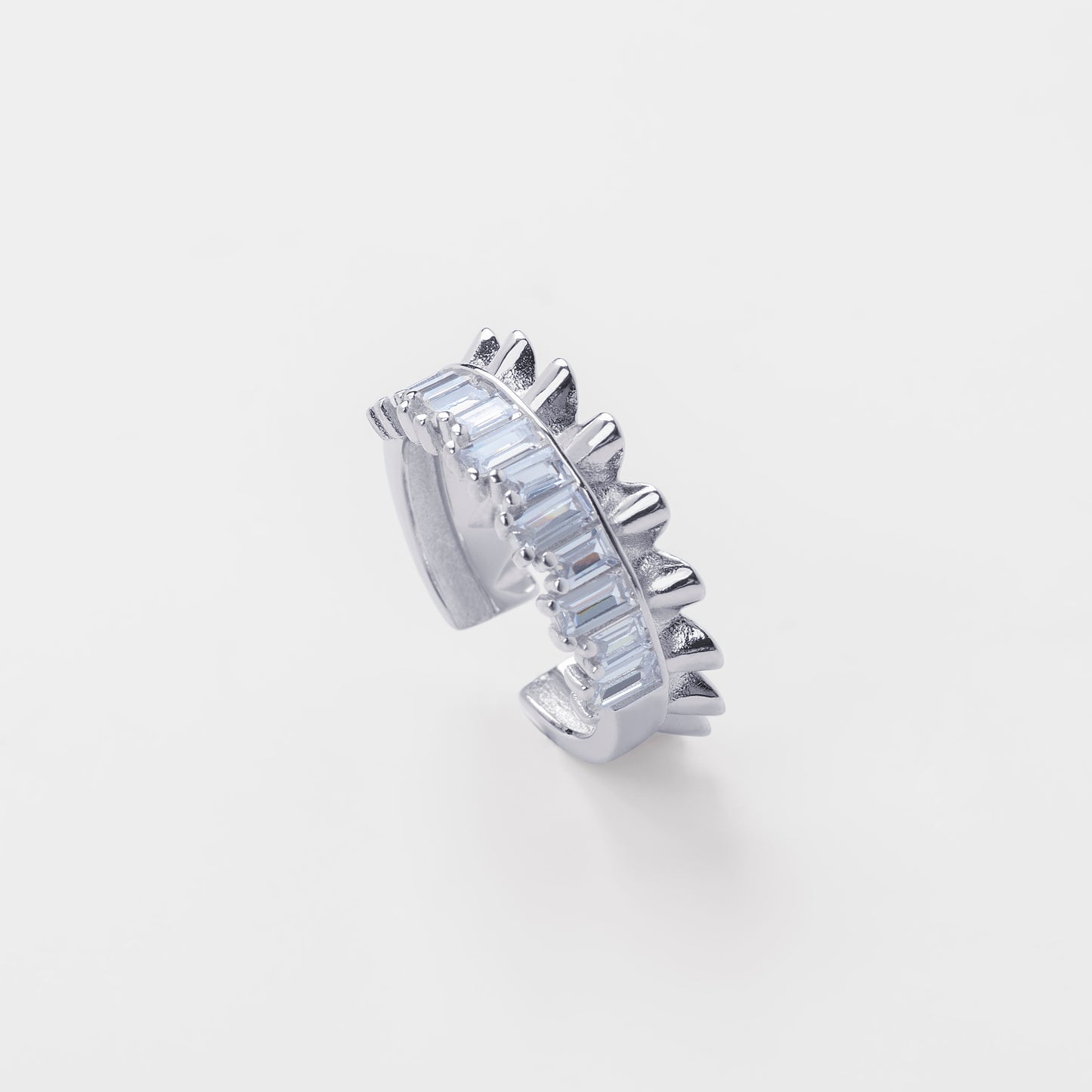 Regal Crown Adjustable Silver Ring