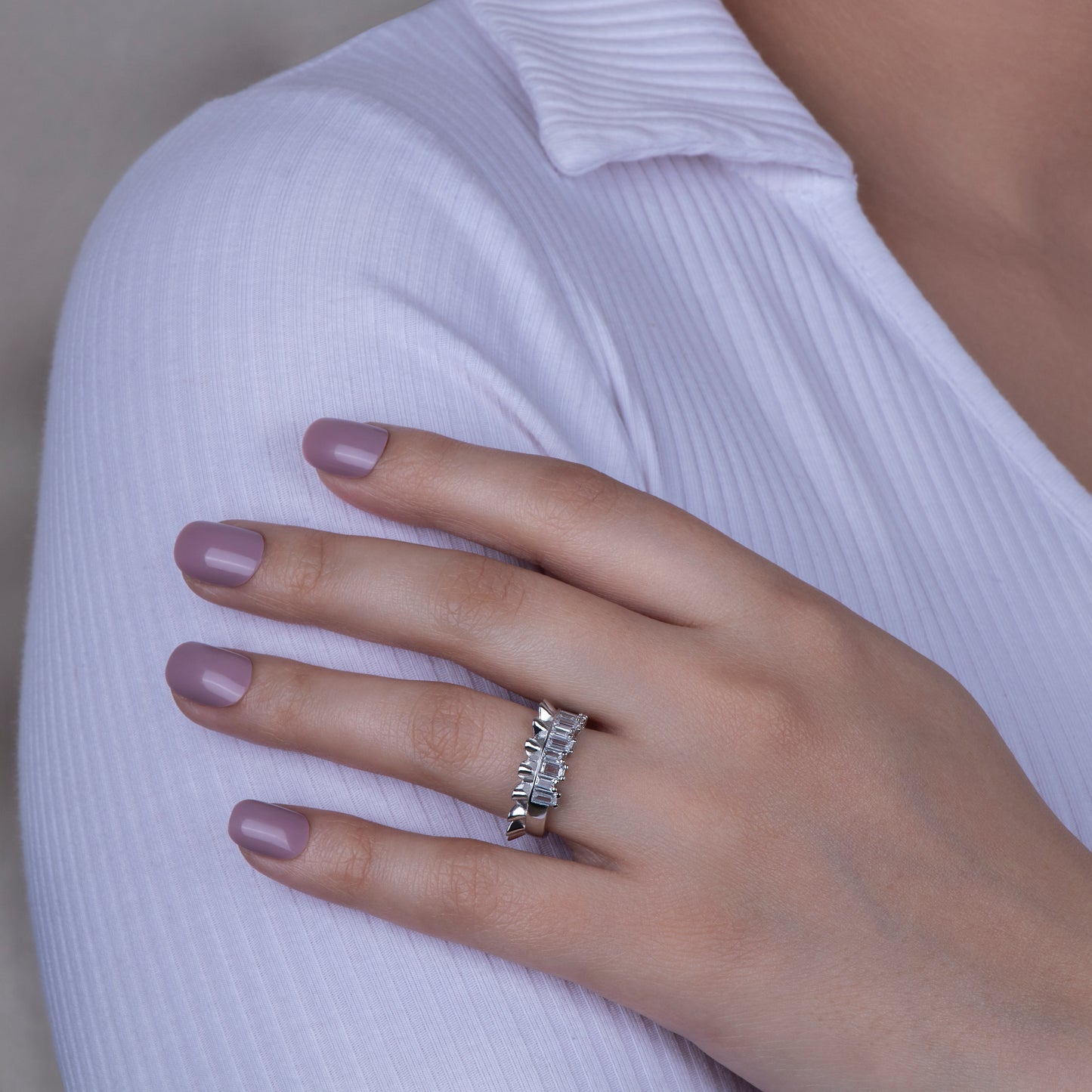 Regal Crown Adjustable Silver Ring