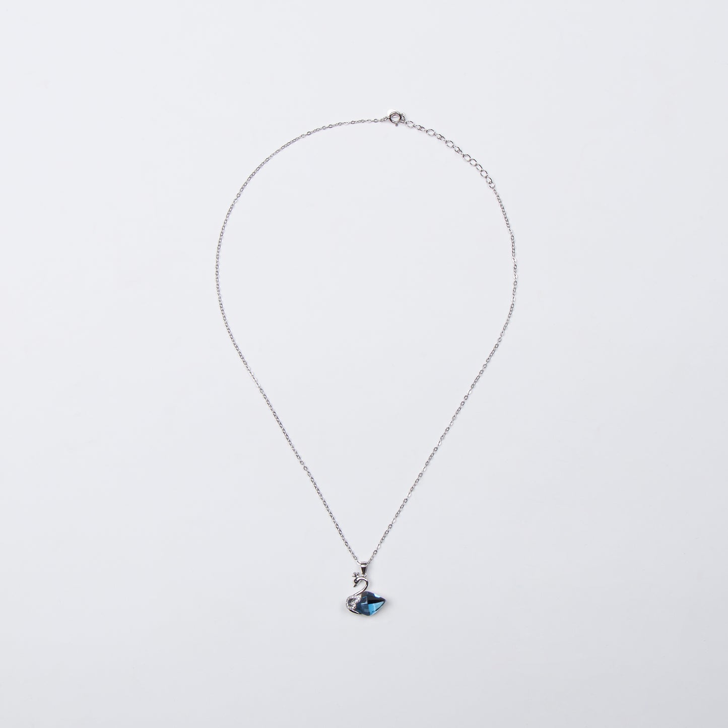 Sapphire Grace Swan Necklace