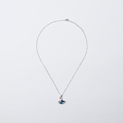 Sapphire Grace Swan Necklace