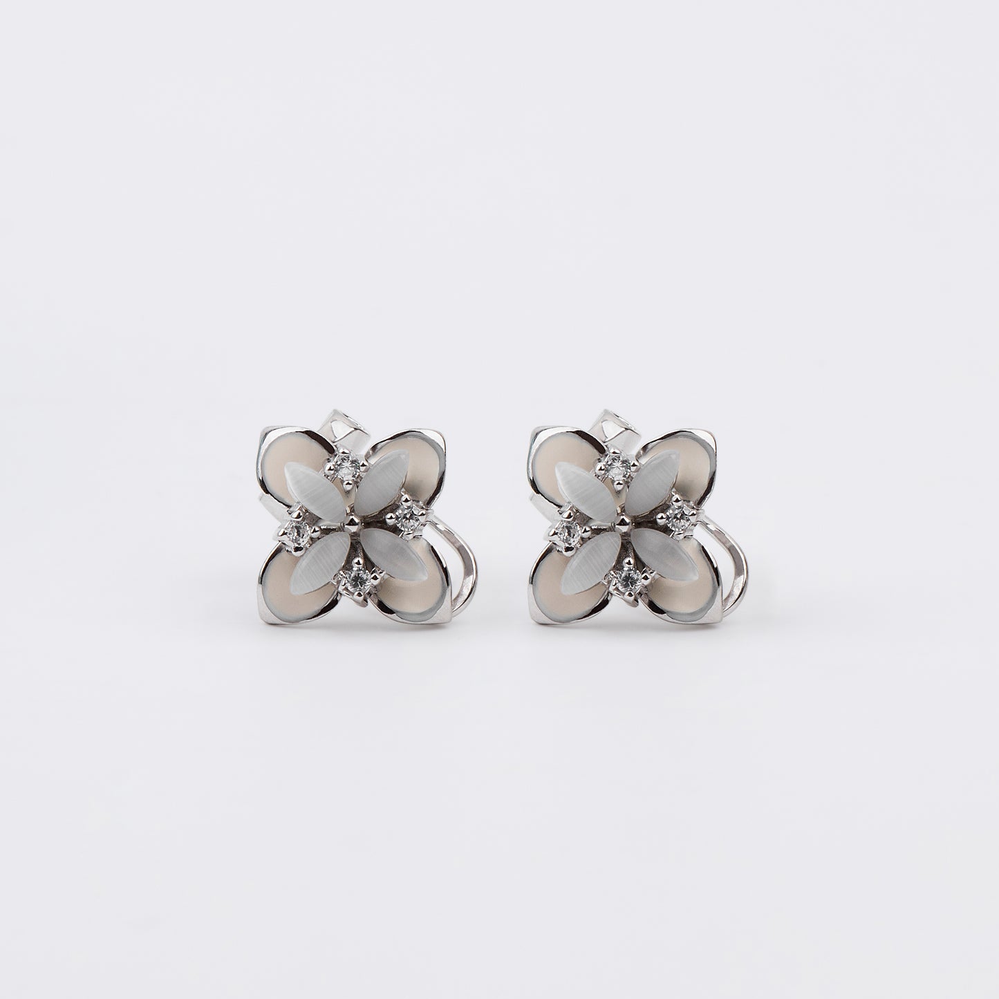 Blossom Grace Flower Earrings
