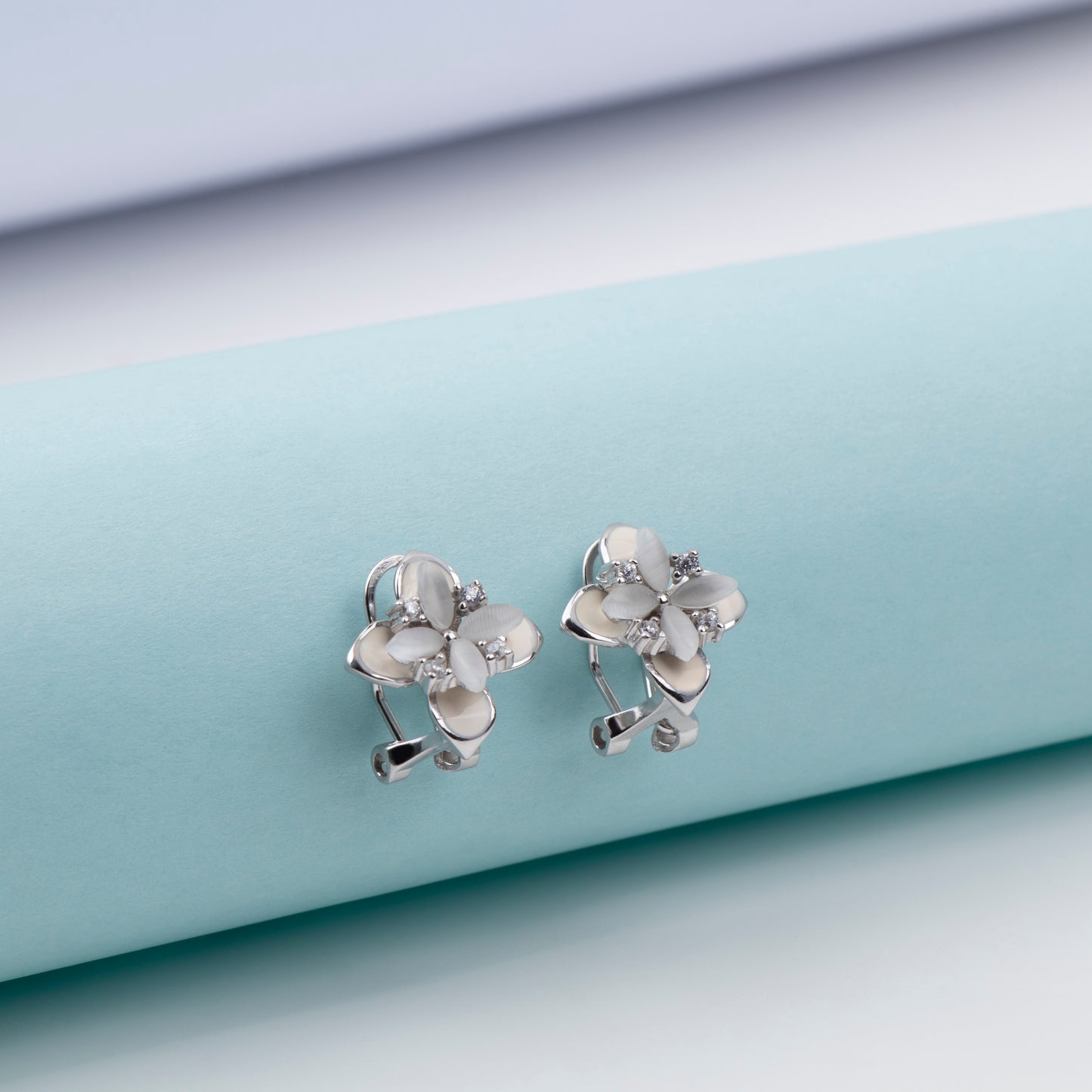 Blossom Grace Flower Earrings